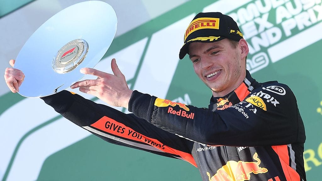 Max Verstappen sijoittui kauden avauskisassa Australiassa kolmanneksi.