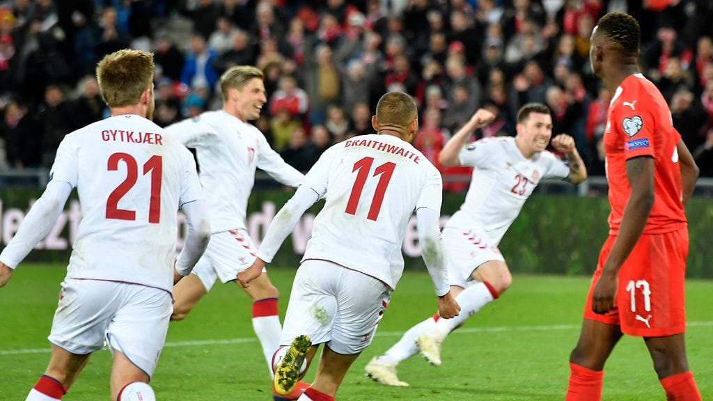 Tanska nousi ällistyttävällä tavalla kolmen maalin tappioasemasta tasoihin.