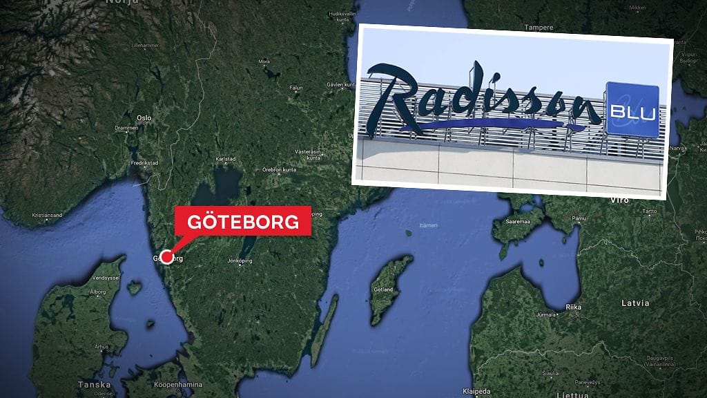 Göteborgin keskustassa sijaitsevan Radisson Blu -hotellin henkilökunta löysi naisen kuolleena.
