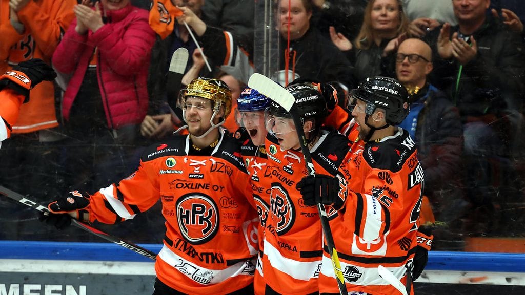 HPK johtaa 1-0-lukemin TPS:ää vastaan.