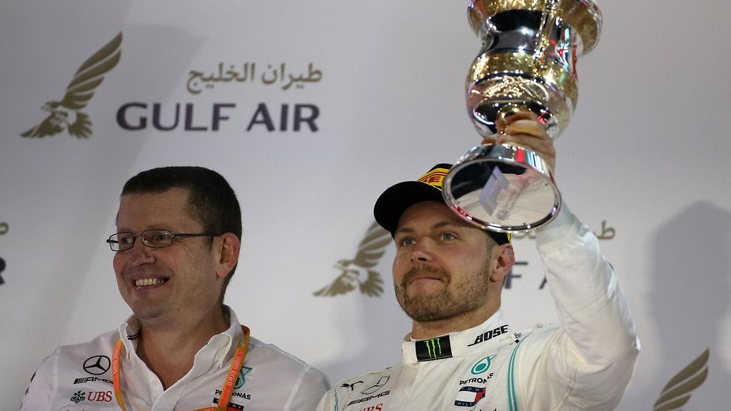Valtteri Bottas ajoi toiseksi Bahrainin GP:ssä sunnuntaina.