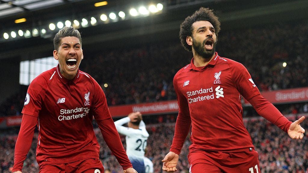 Liverpool juhli tärkeää voittoa sarjakolmosta Tottenhamia vastaan lukemin 2-1.