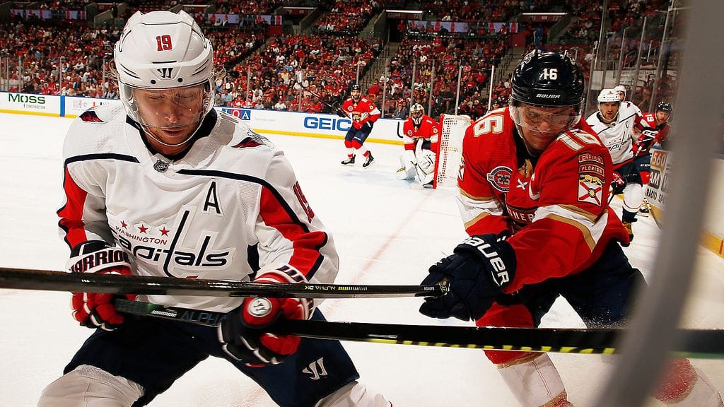 Aleksander Barkov nappasi kolme syöttöpistettä Washington Capitalsia vastaan.