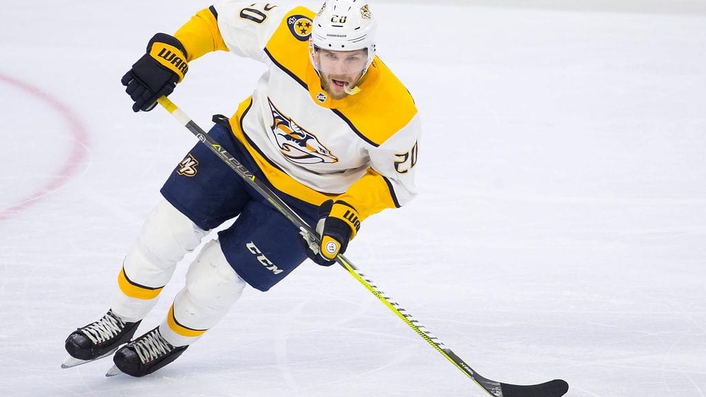 Miikka Salomäki on kutsuttu takaisin "ylös" Nashville Predatorsin NHL-miehistöön.