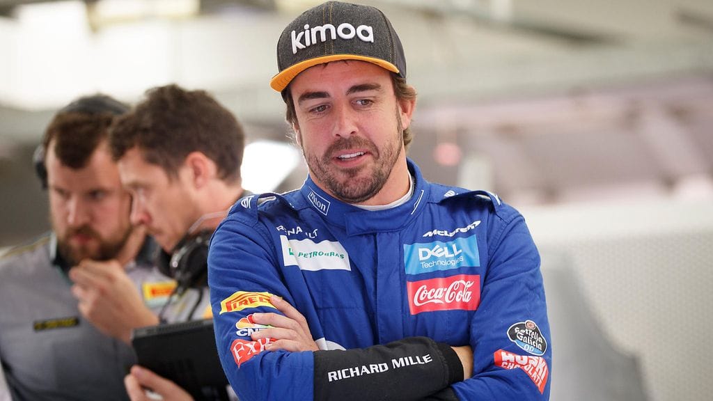 Fernando Alonso osallistuu tällä viikolla Bahrainin F1-testeihin McLarenilla.