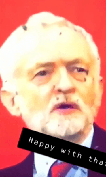 Jeremy Corbyn maalitaulu Afganistan