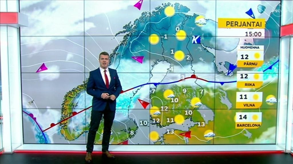 Pohjoisessa on torstaina talvinen sää, mutta sitten tilanne muuttuu.