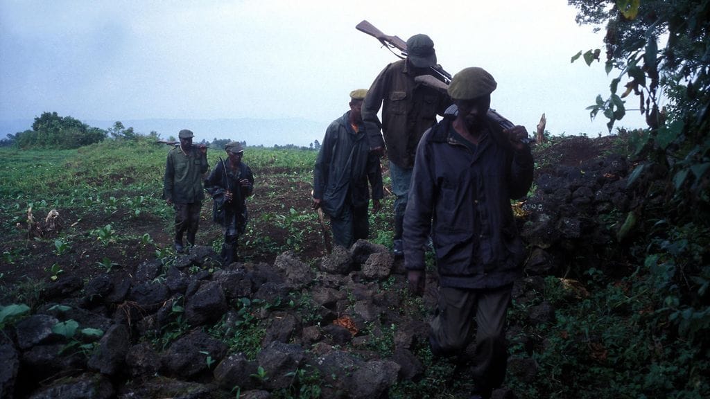 Kuvituskuvaa Kongon metsänvartijoista. Kuvan henkilöt eivät liity tapaukseen.
