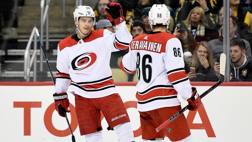 Sebastian Aho ja Teuvo Teräväinen.