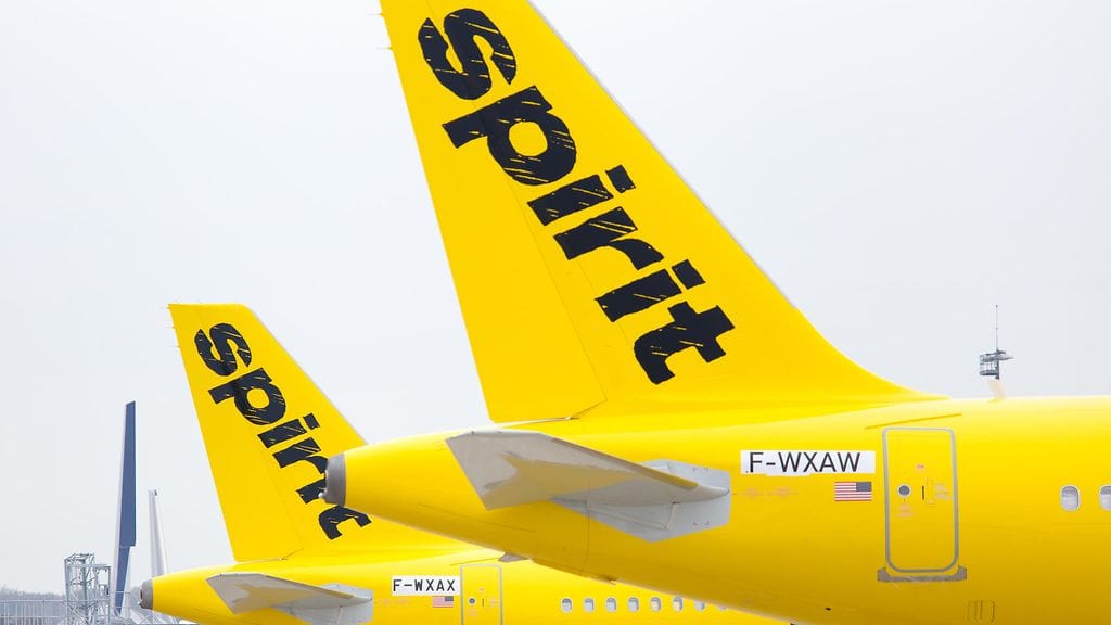 spirit airlines, lentokone, lentoyhtiö