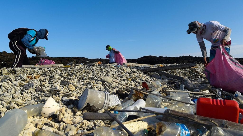 LK, Galapagos, roska, muovi, meri