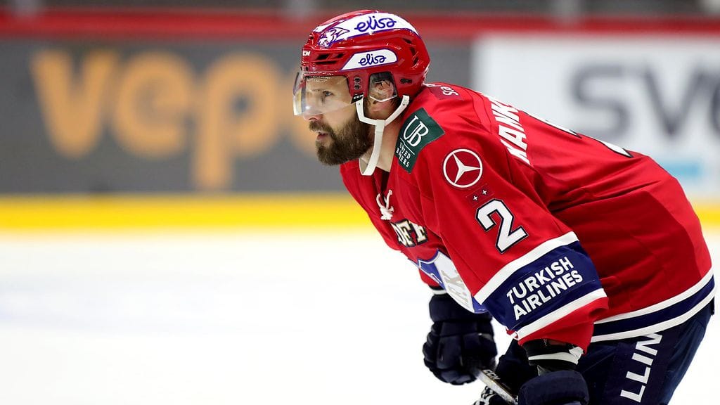 Markus Kankaanperä koki kovia Kärpät-ottelun aikana.