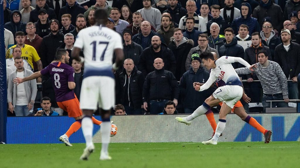 Sonin laukaus painui City-vahti Edersonin jalan alta verkkoon.