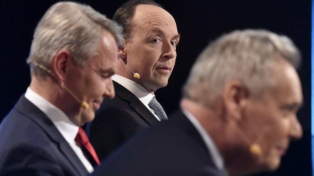 Perussuomalaisten puheenjohtaja Jussi Halla-aho.