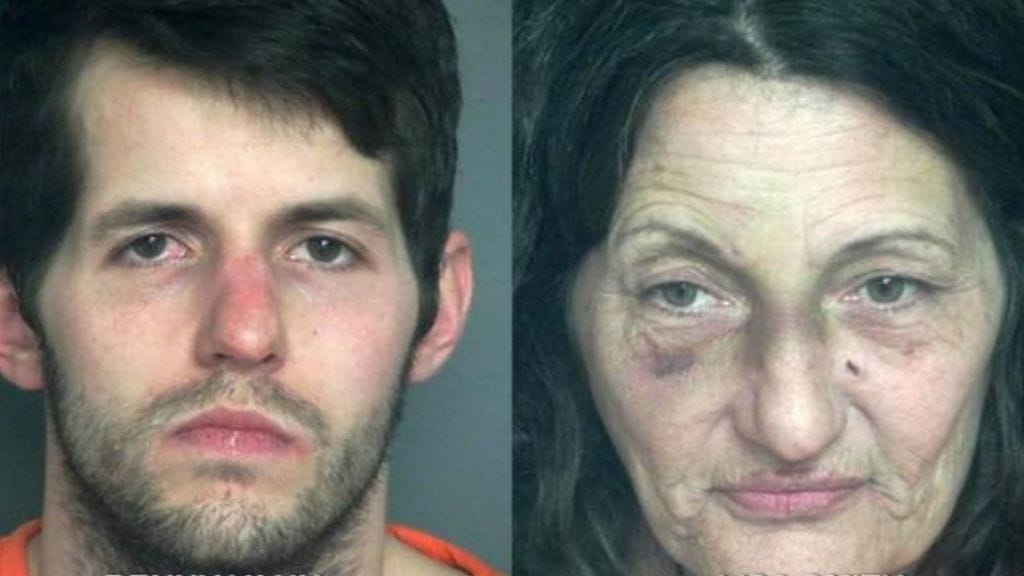 Viranomaiset Yhdysvalloissa kertoivat erikoisesta ryöstöstä, jossa perheen poika häirisi muita asiakkaita paljastamalla itsensä ja äiti yritti karkottaa viranomaiset karateliikkeillä.