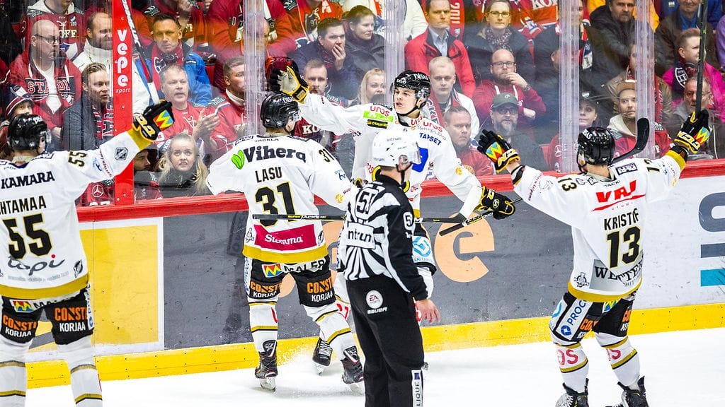 Kärpät juhli Helsingissä.