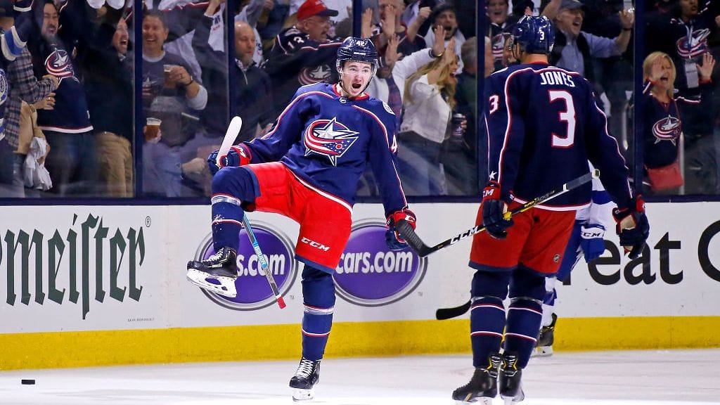 Alexandre Texier iski kaksi maalia Tampa Bay Lightningin verkkoon.