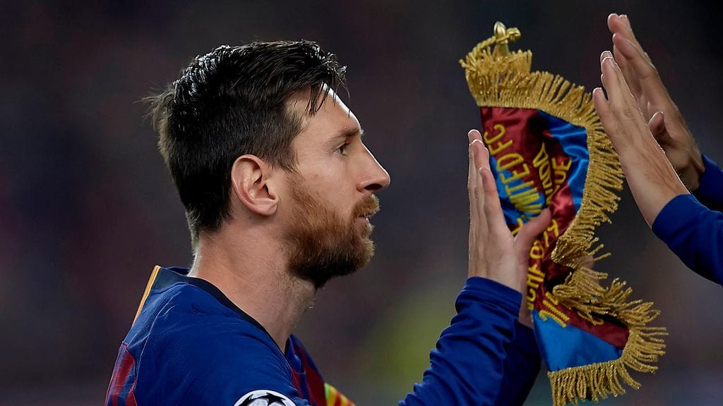 Lionel Messi iski Barcelonalle kaksi osumaa.
