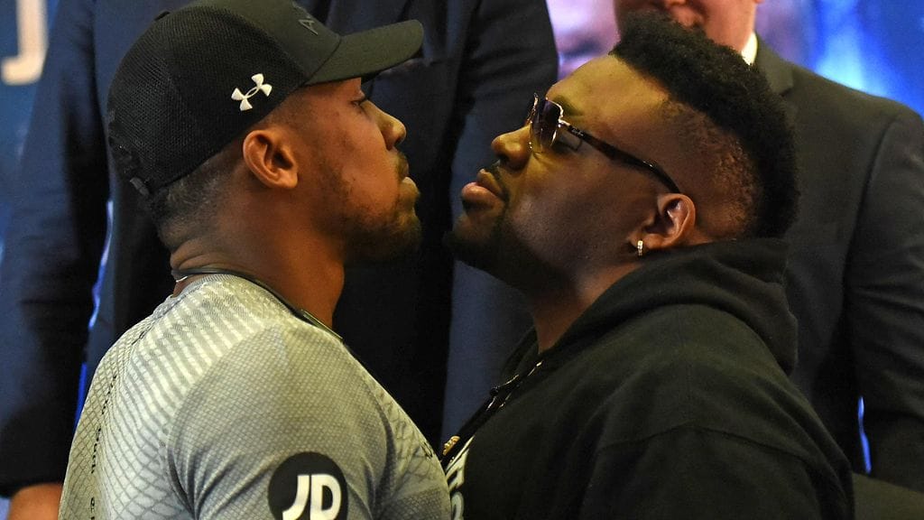 Anthony Joshua ja Jarrell Miller.