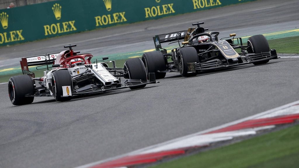 Kimi Räikkönen ja Romain Grosjean.