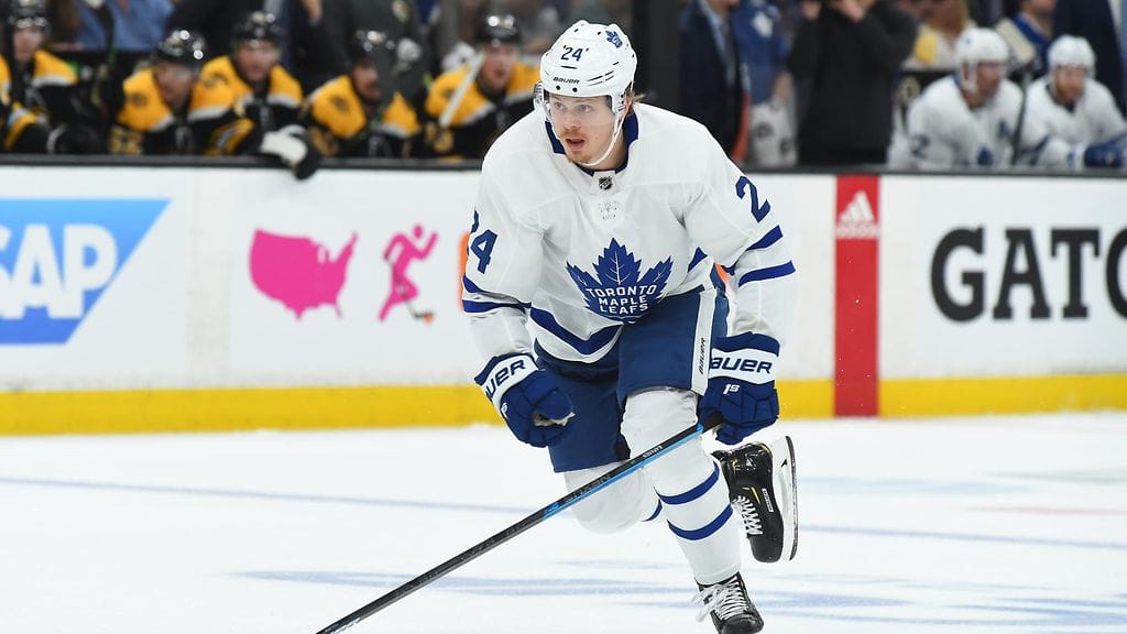 Kasperi Kapanen iski 1+1 tehot viidennessä ottelussa Bostonia vastaan.