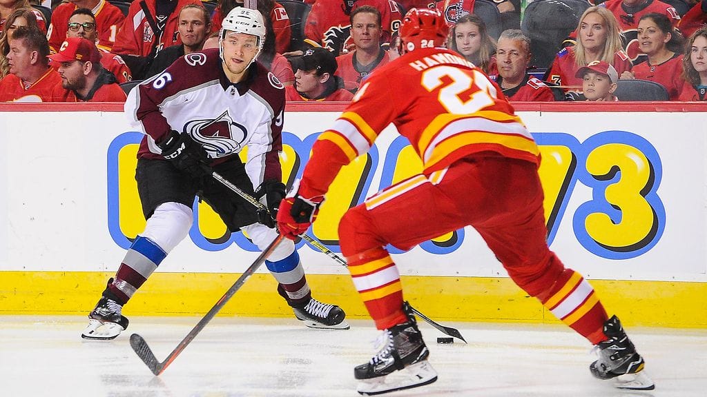 Mikko Rantanen on ilmileikeissä NHL:n pudotuspeleissä.