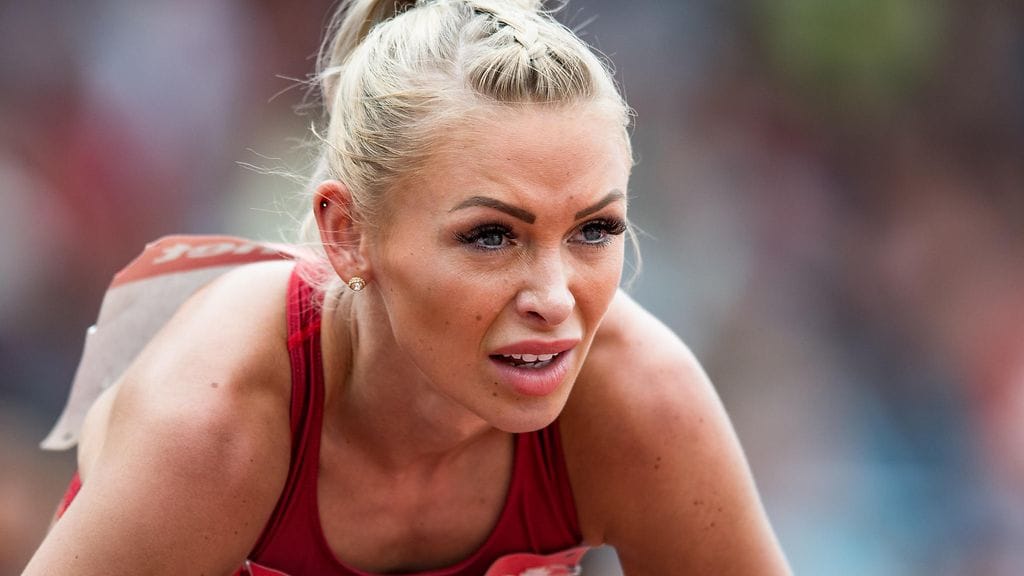 Annimari Korte kisaradalla, arkistokuva.