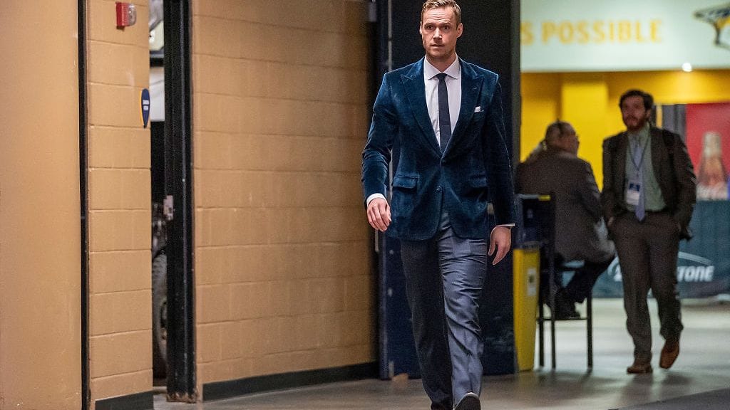 Nashville Predatorsin Pekka Rinne marssii päättäväisenä kohti uutta taistelua Dallas Starsia vastaan.