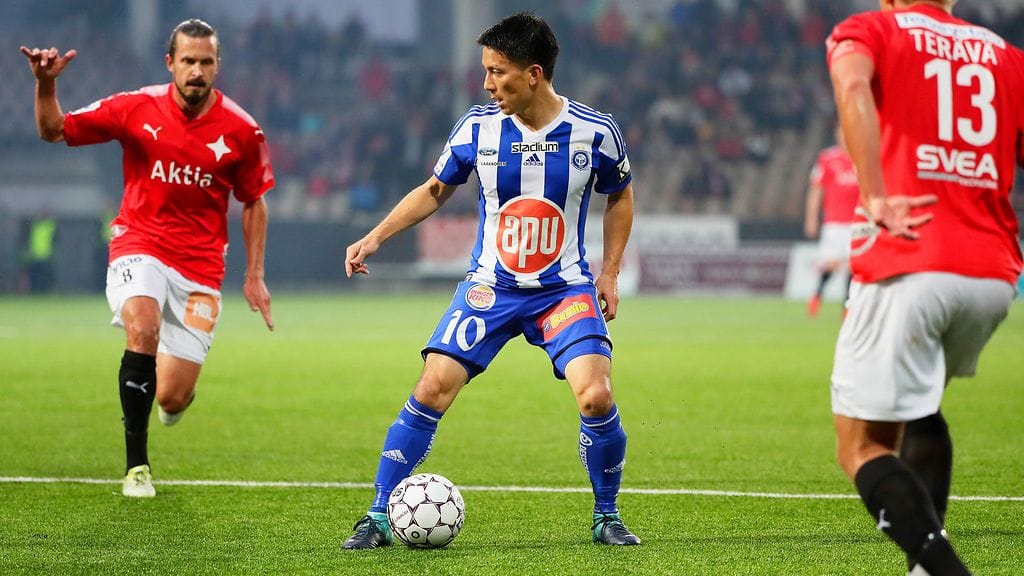 Kuvaa edellisestä Stadin derbystä.