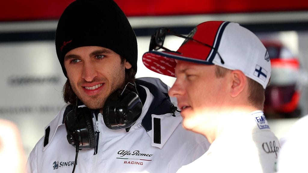 Antonio Giovinazzi pitää Kimi Räikköstä hyvänä vertailukohtana.