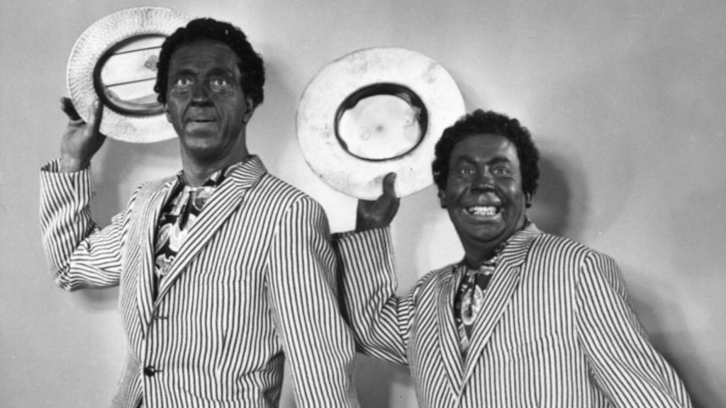 Pekka ja Pätkä neekereinä. Kuva: Kavi.