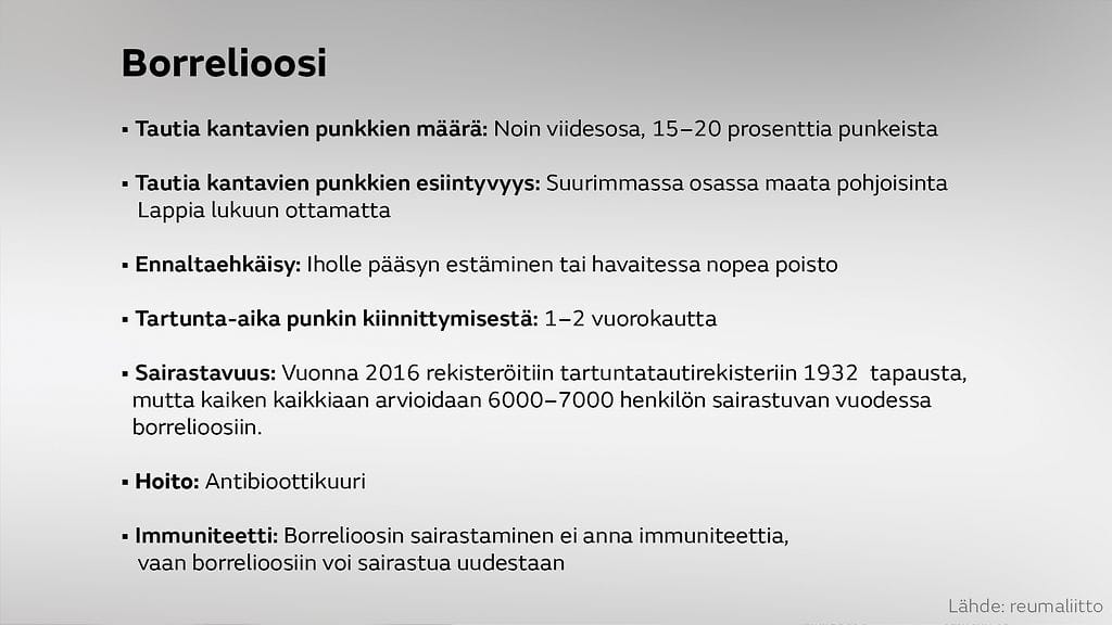 borrelioosi