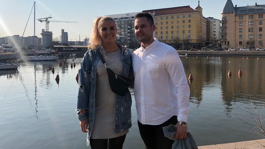 Ronny Roslöf ja tyttöystävä