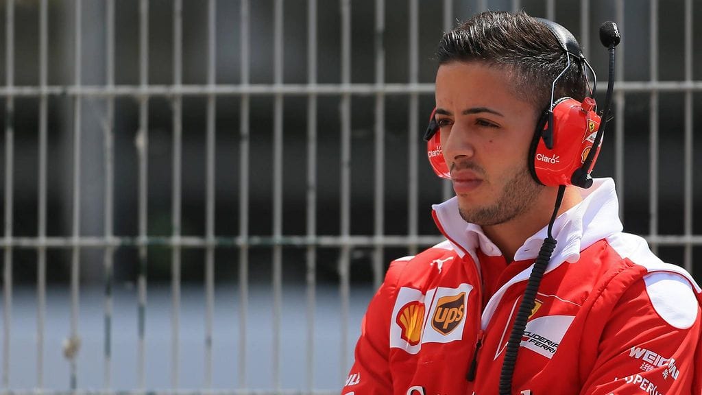 Antonio Fuoco pääsee Ferrarin rattiin F1-testeissä Barcelonassa.
