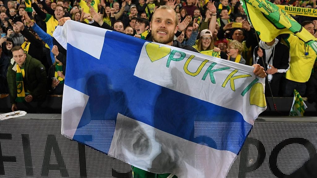 Teemu Pukki ja Norwich varmistivat nousunsa Valioliigaan.