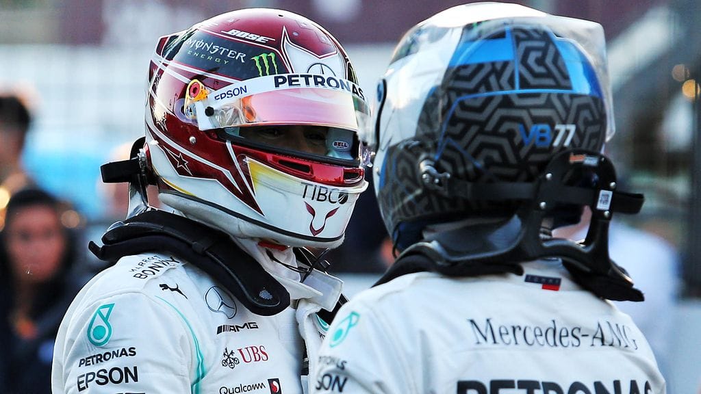 Valtteri Bottas löi Lewis Hamiltonin Azerbaidzhanin GP:ssä.
