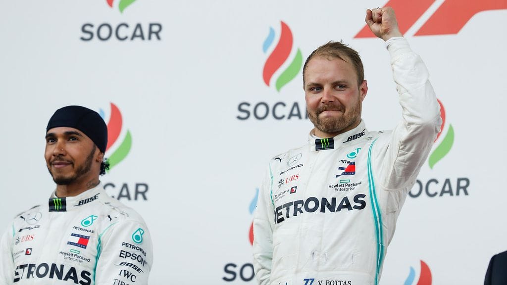 Valtteri Bottas ja Lewis Hamilton nappasivat jälleen kaksoisvoiton.