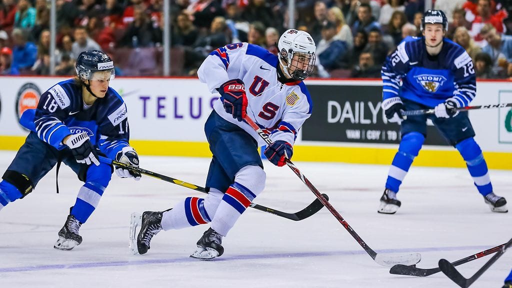 Jack Hughes on menossa miesten MM-kisoihin.