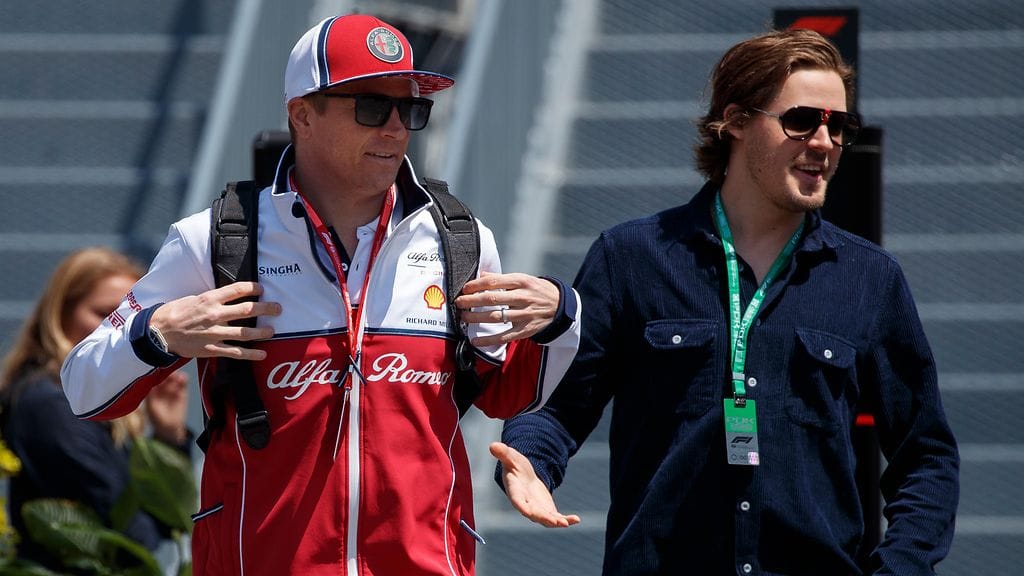 Kimi Räikkönen ihastutti NHL-faneja.