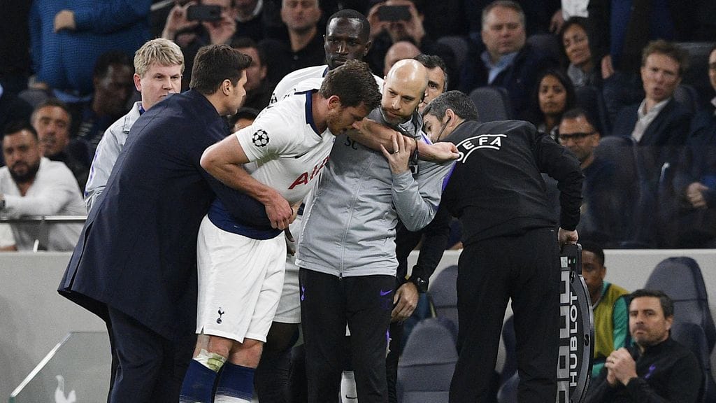 Jan Vertonghenin tila vaikutti tiistai-iltana aluksi vakavalta.