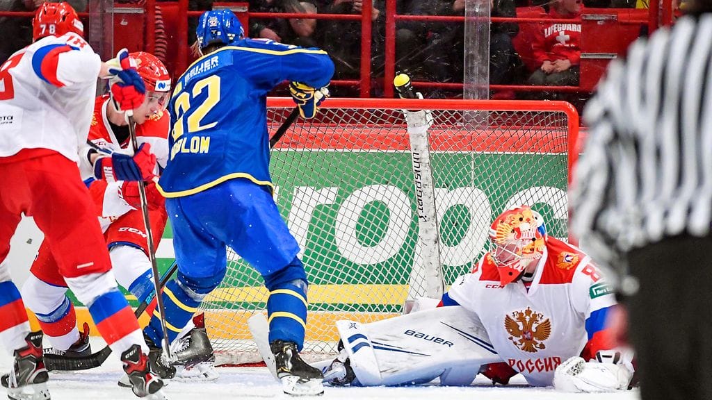Ruotsi ja Venäjä kohtasivat Tukholman Globen-hallissa.