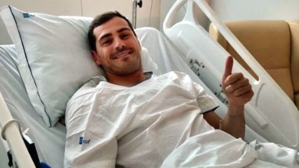 Maalivahtilegenda Iker Casillas sai sydänkohtauksen kesken harjoitusten.