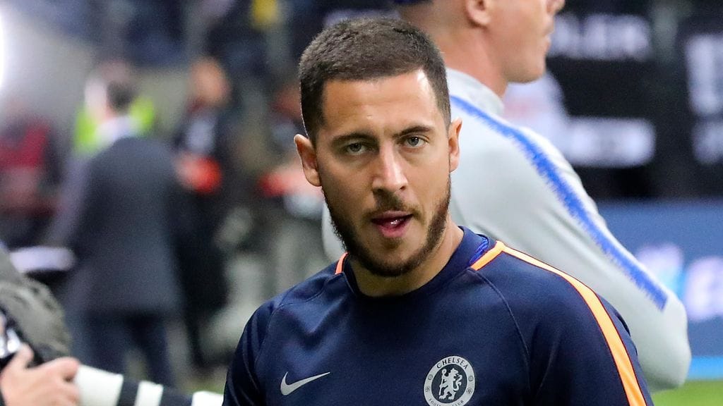 Eden Hazard aloitti torstaina vaihdossa Eurooppa-liigan välierissä.