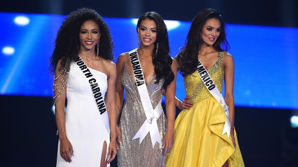 North Carolinan Cheslie Kryst Oklahoman Triana Browne selkä New Mexicon Alejandra Gonzalez.