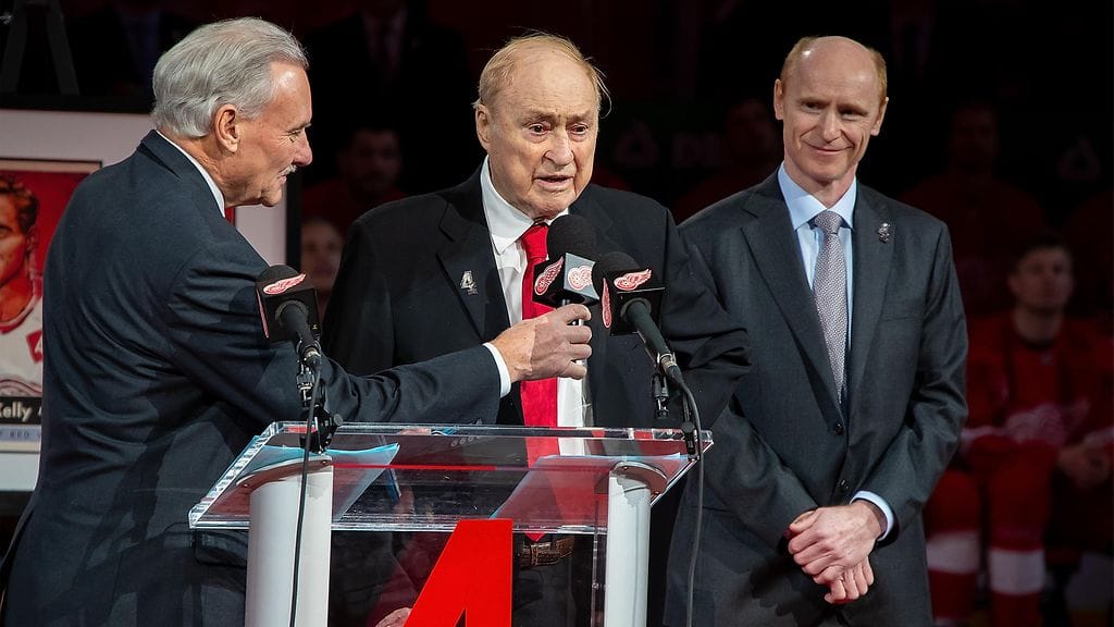 Detroit Red Wings jäädytti helmikuussa Red Kellyn pelinumeron 4.