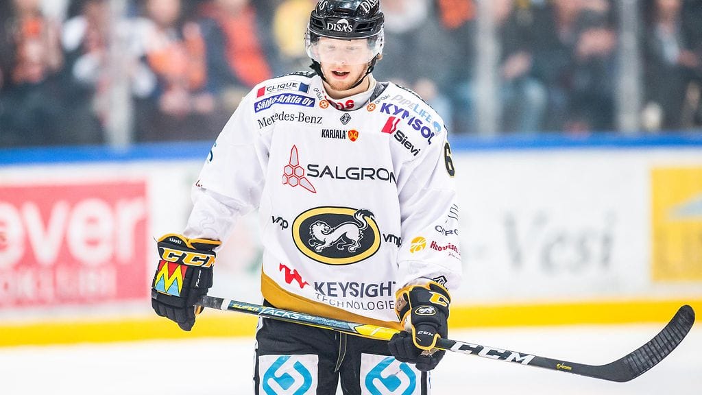 Jasper Lindsten vei Kärpät 1-0-johtoon.