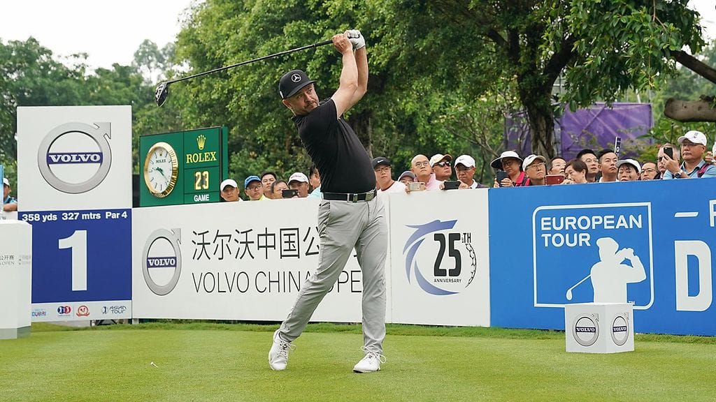 Mikko Korhonen tositoimissa Kiinan-turnauksen päätöspäivänä.