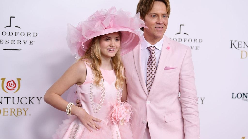 Dannielynn ja Larry Birkhead Kentucky Derbyssä vuonna 2019.