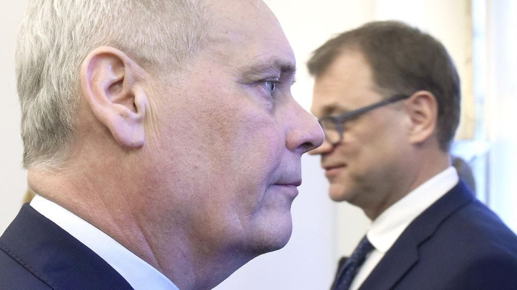 Antti Rinne ja Juha Sipilä.