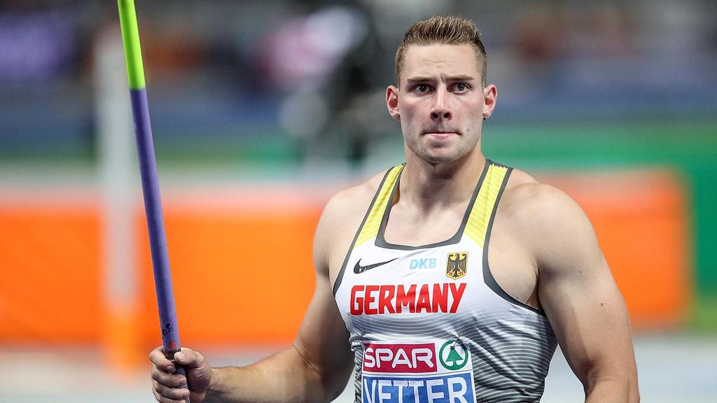 Johannes Vetter on hurjassa kunnossa.